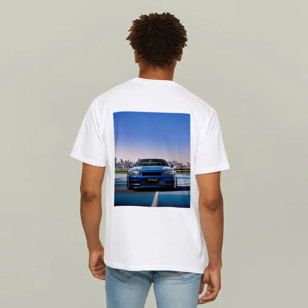 Nissan Skyline GT-R R34 Blue City Track – T-Shirts
