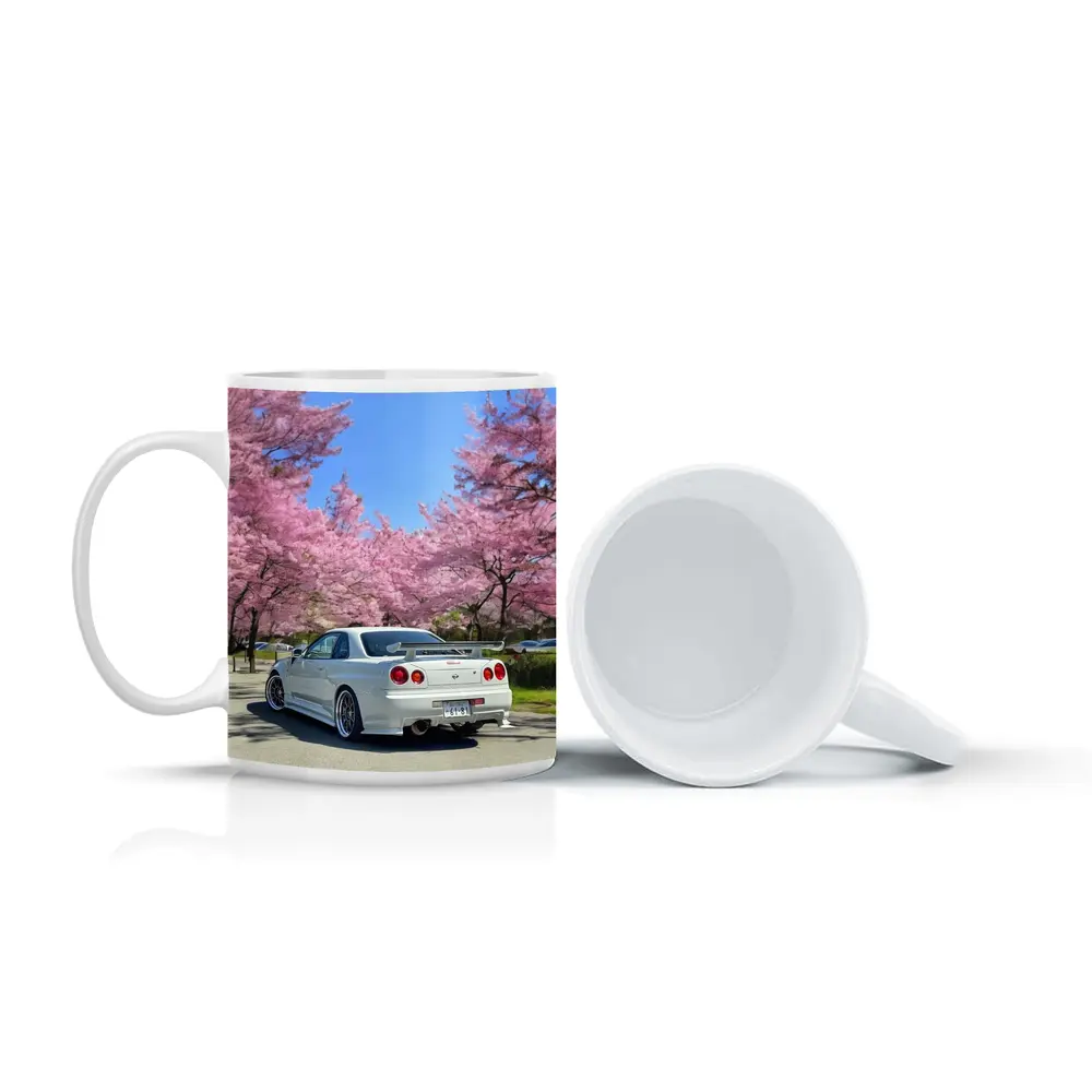 Nissan Skyline GT-R R34 Cherry Blossoms Japan – Mugs