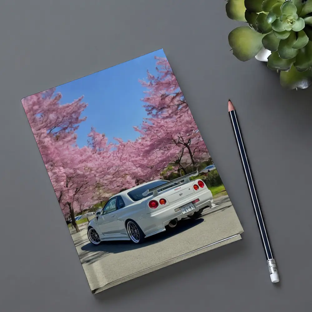 Nissan Skyline GT-R R34 Cherry Blossoms Japan – Notebooks