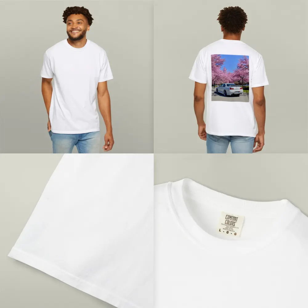 Nissan Skyline GT-R R34 Cherry Blossoms Japan – T-Shirts