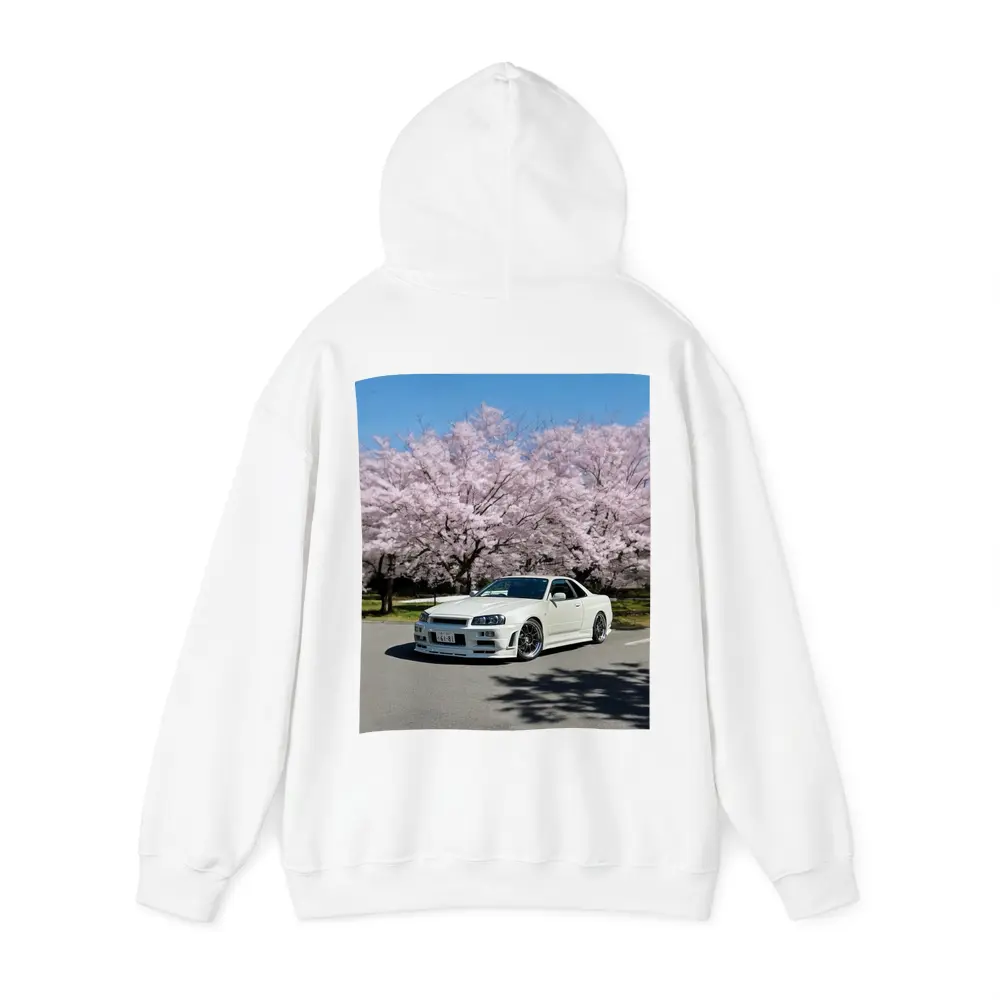 Nissan Skyline GT-R R34 Cherry Blossoms – Hoodies