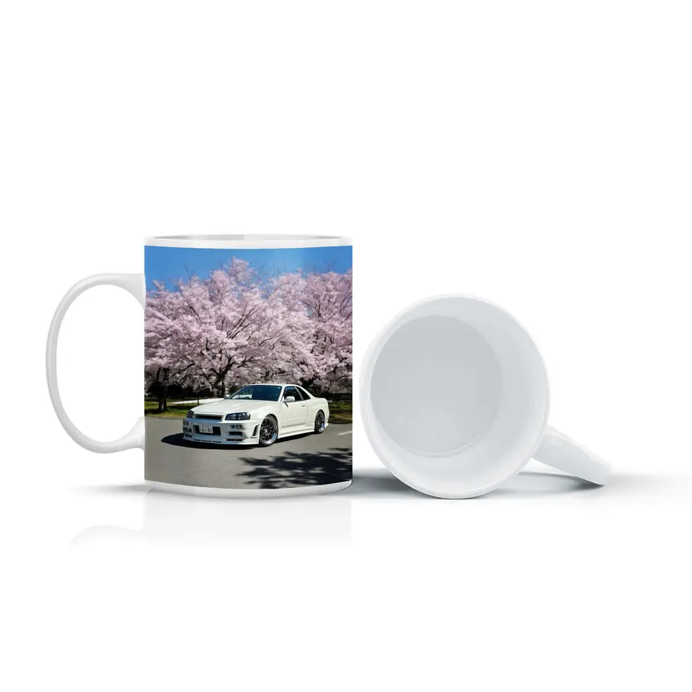 Nissan Skyline GT-R R34 Cherry Blossoms – Mugs