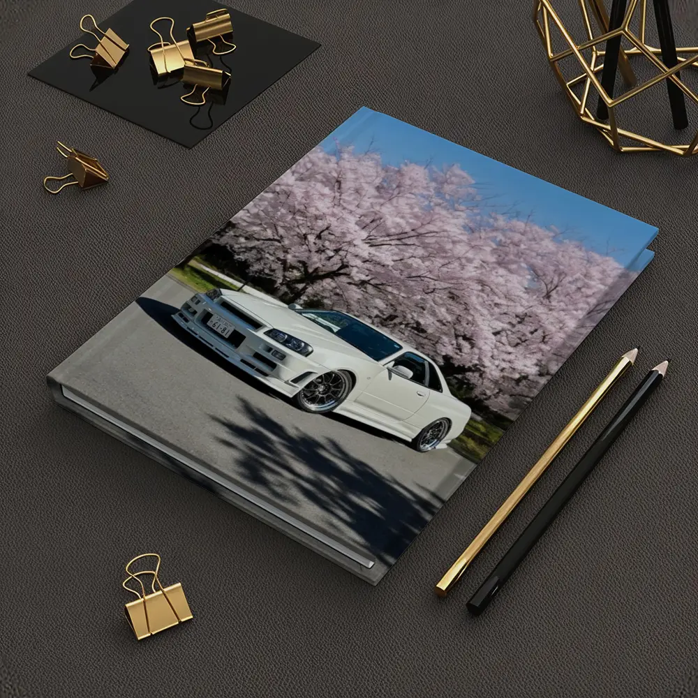 Nissan Skyline GT-R R34 Cherry Blossoms – Notebooks