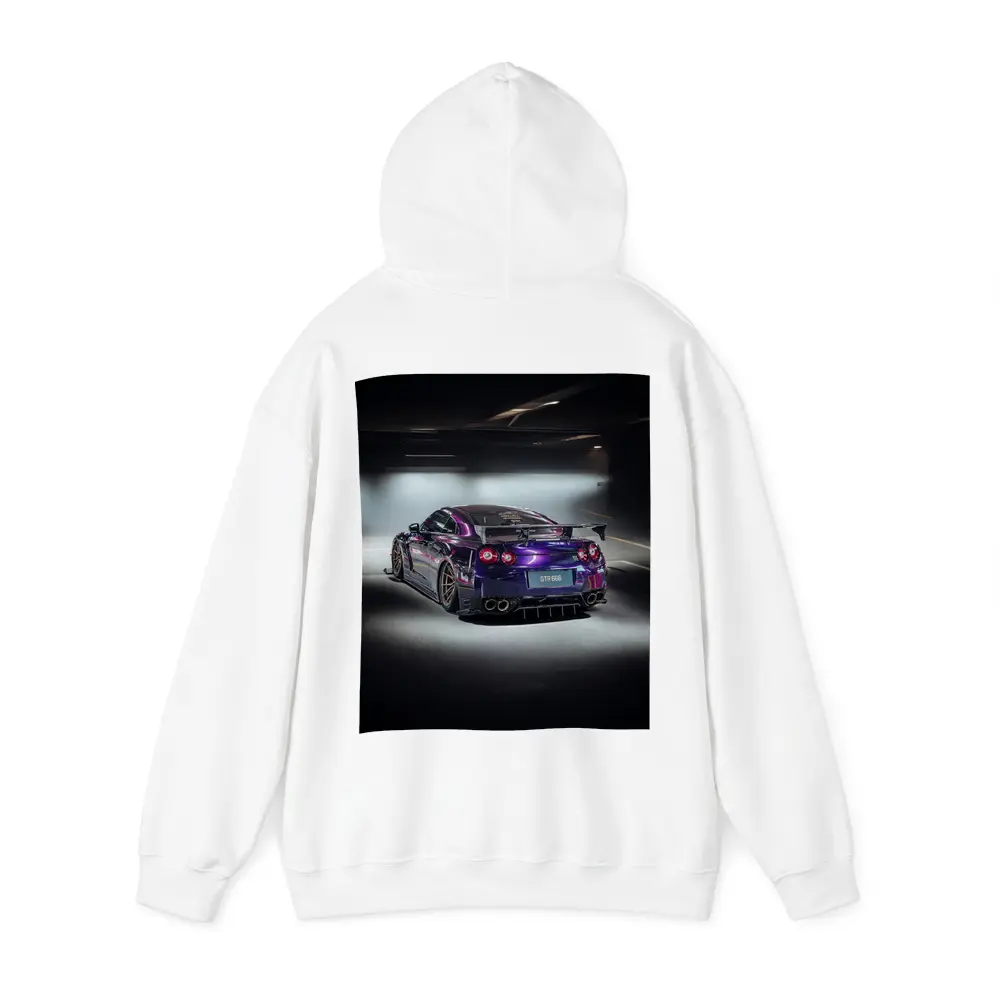 Nissan GTR Purple Wide Body Dark Garage – Hoodies