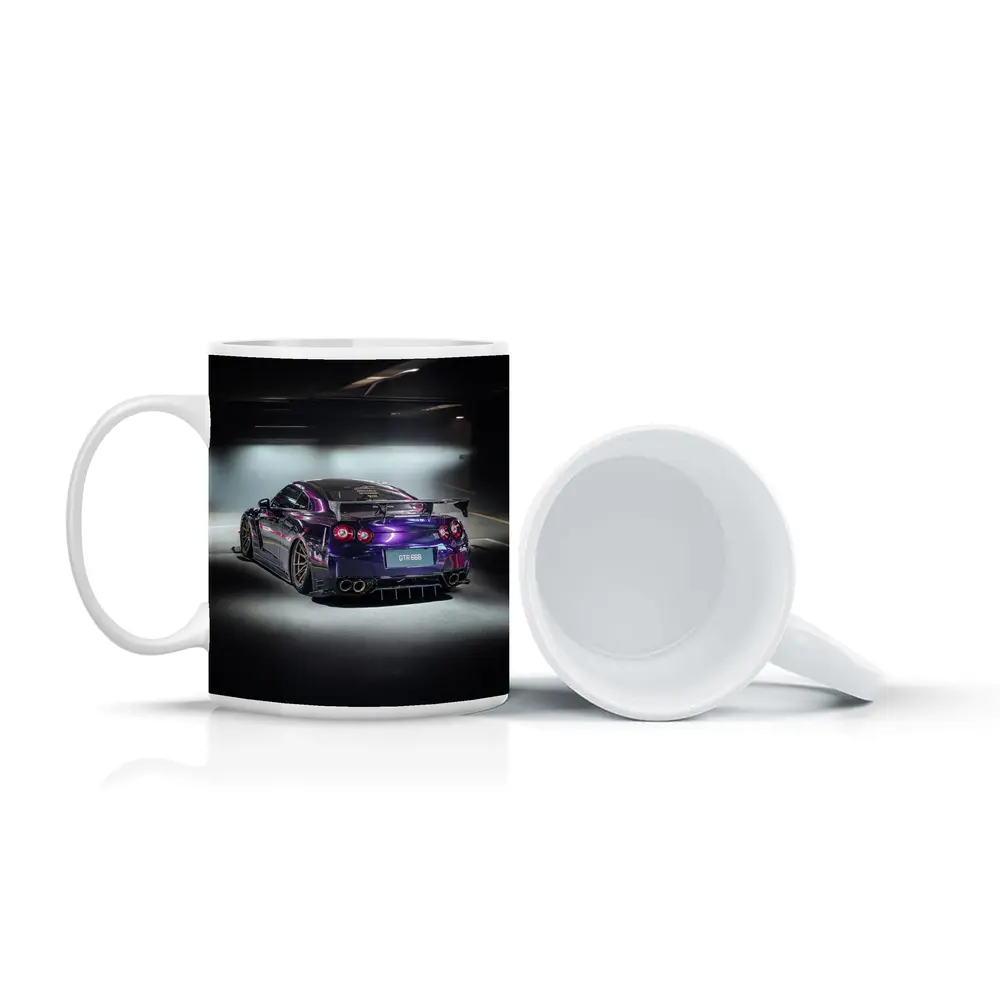 Nissan GTR Purple Wide Body Dark Garage – Mugs