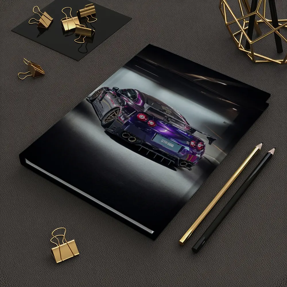 Nissan GTR Purple Wide Body Dark Garage – Notebooks