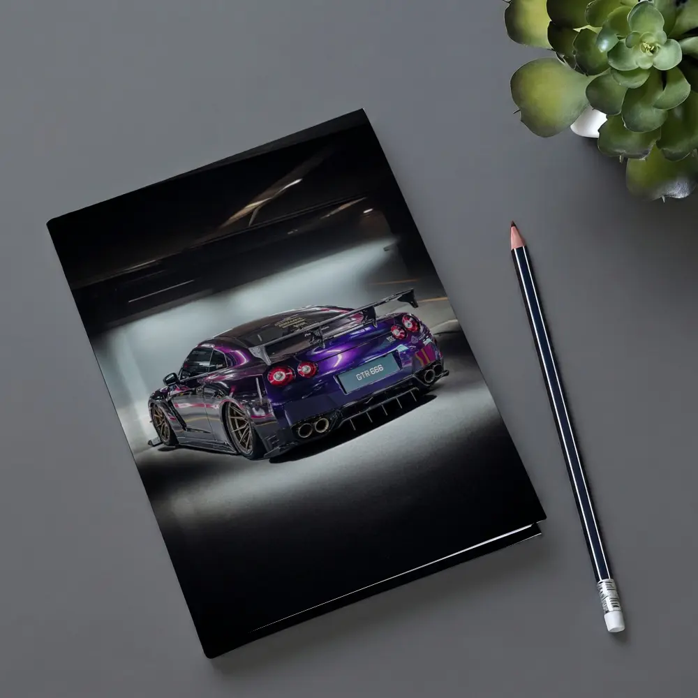 Nissan GTR Purple Wide Body Dark Garage – Notebooks