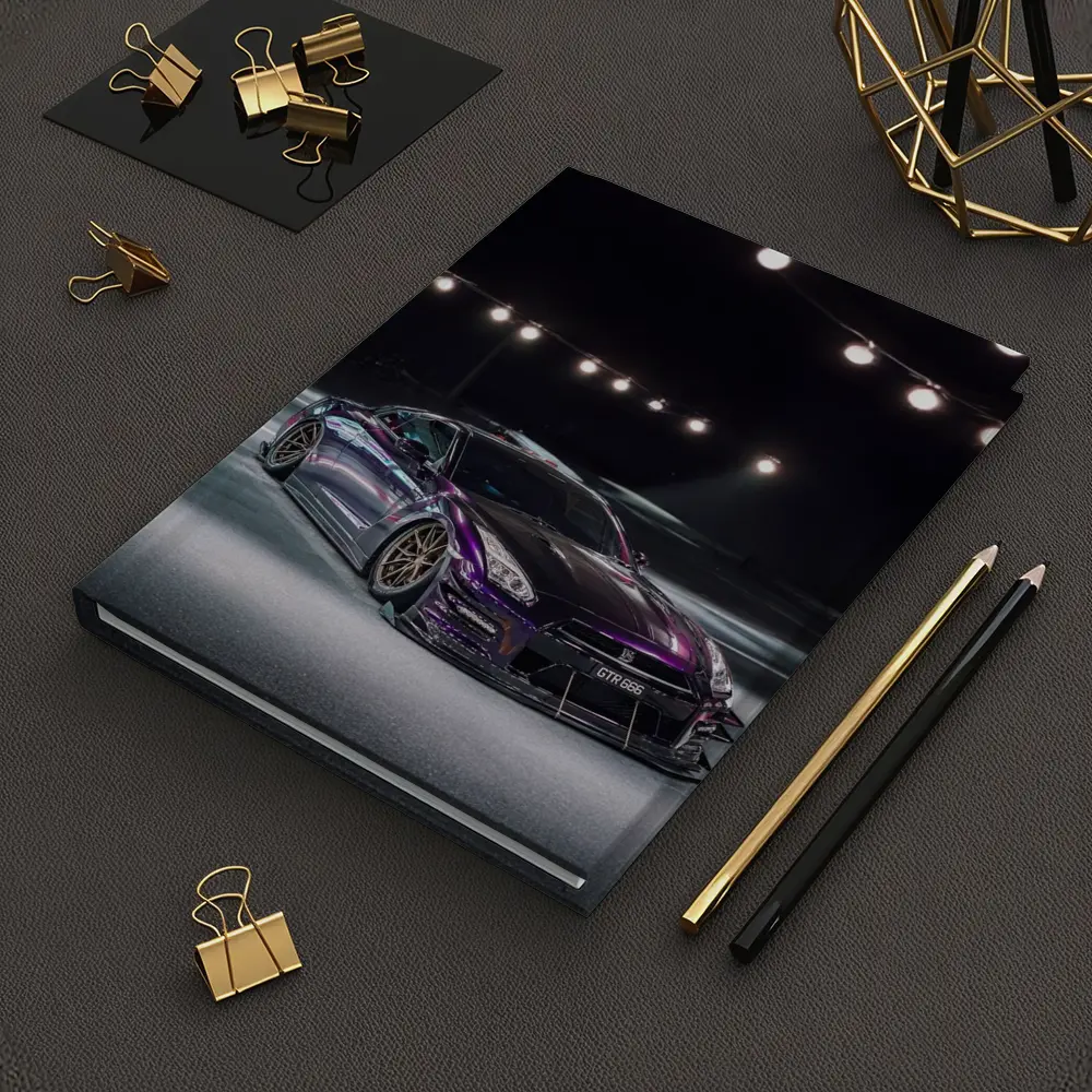 Nissan GT-R Purple Wide Body Night Shot – Notebooks