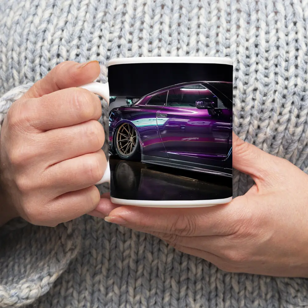 Nissan Skyline GT-R Purple Wide Body Dark Studio – Mugs