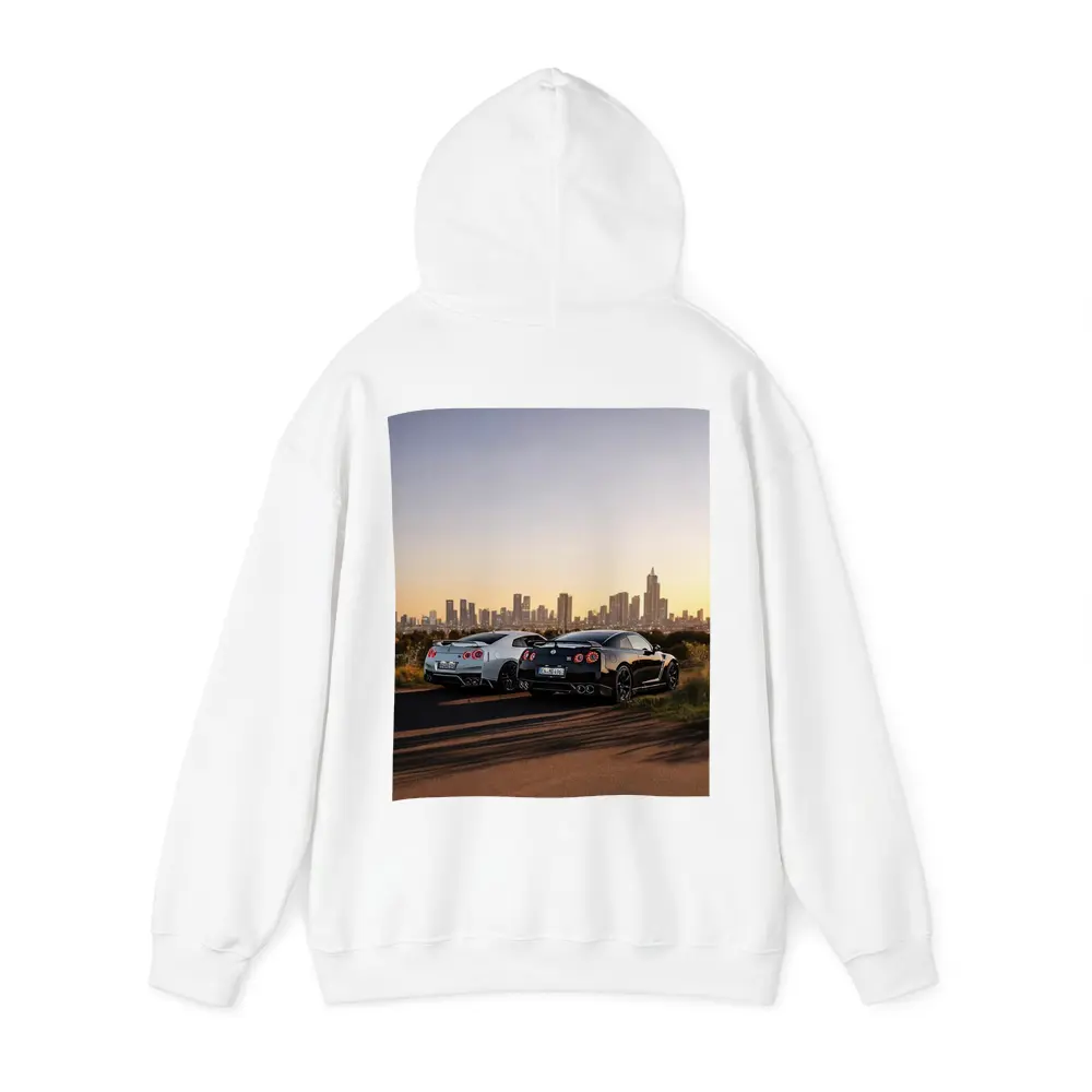 Nissan GT-R Duo City Skyline Sunset – Hoodies