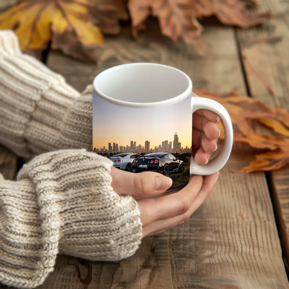 Nissan GT-R Duo City Skyline Sunset – Mugs