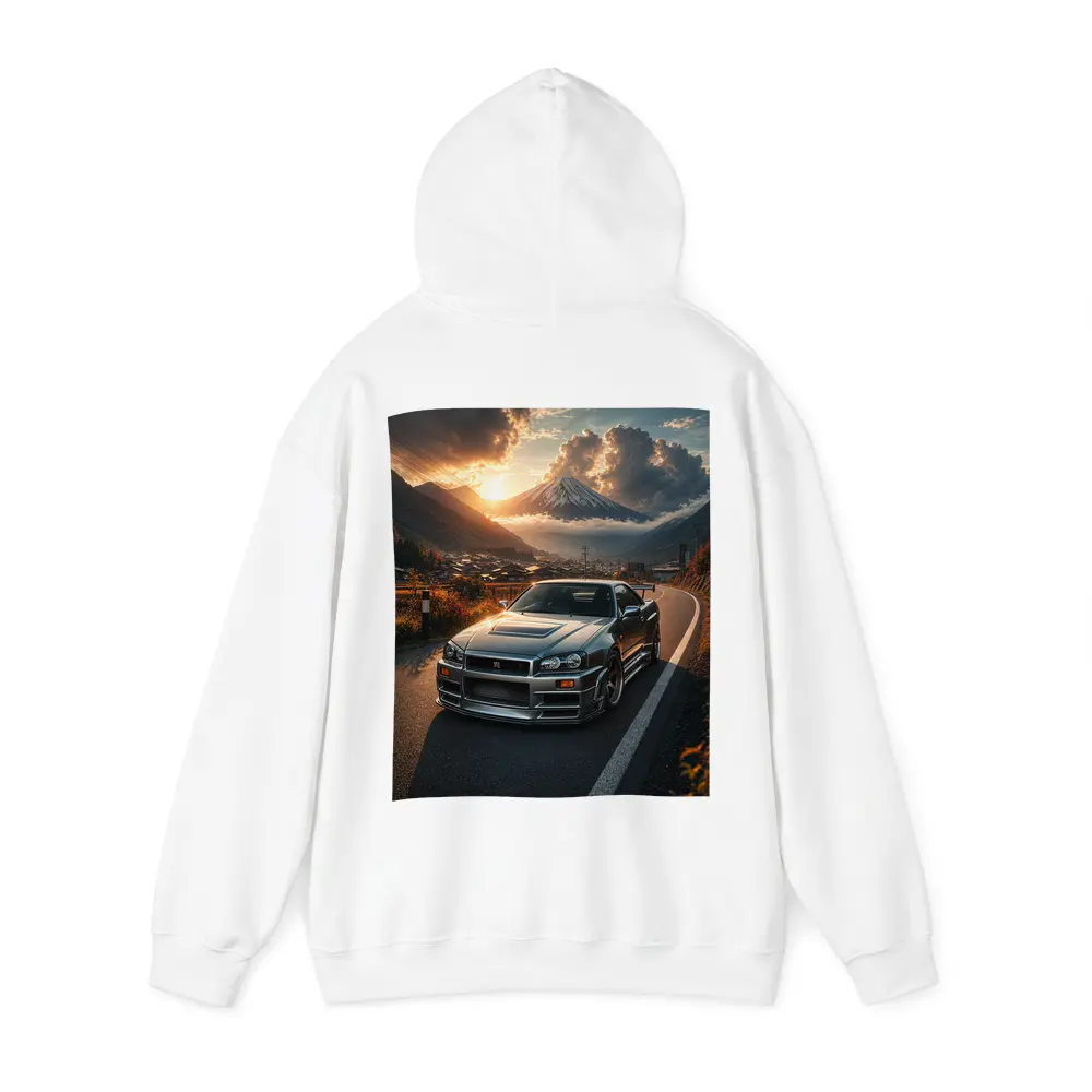 Nissan Skyline GT-R Mount Fuji Sunset – Hoodies