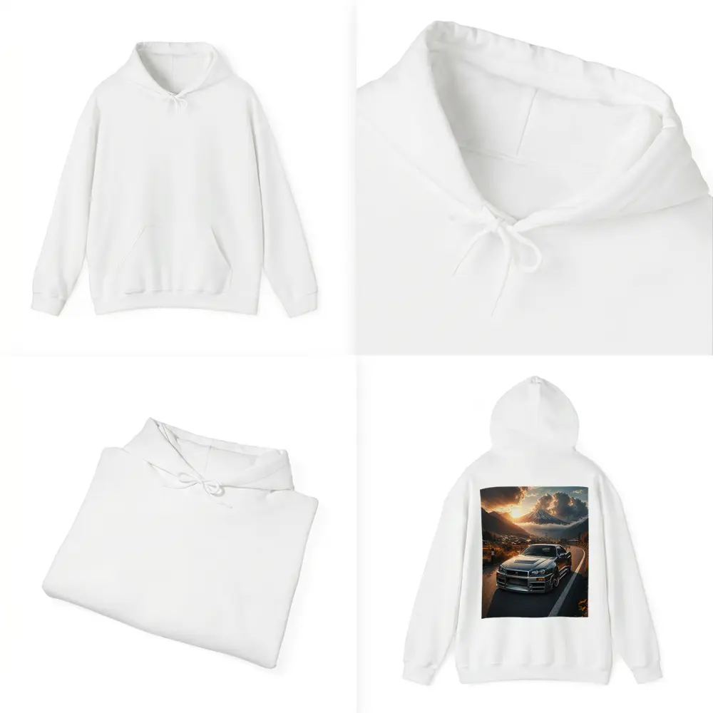 Nissan Skyline GT-R Mount Fuji Sunset – Hoodies