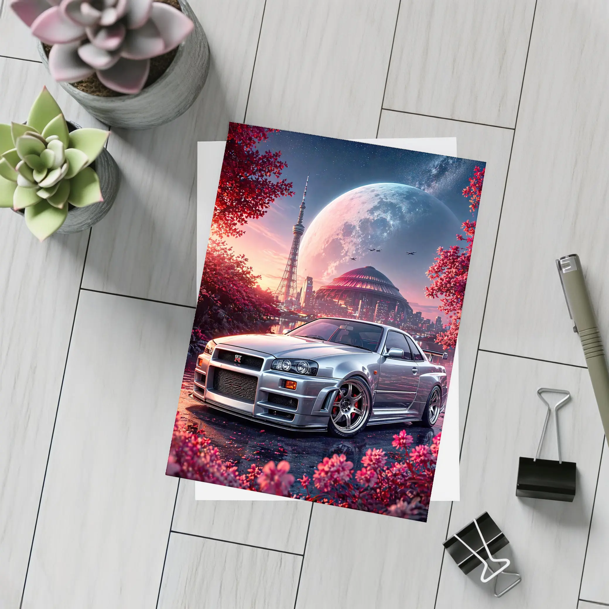 Nissan Skyline GT-R Tokyo Night Moon – Postcards