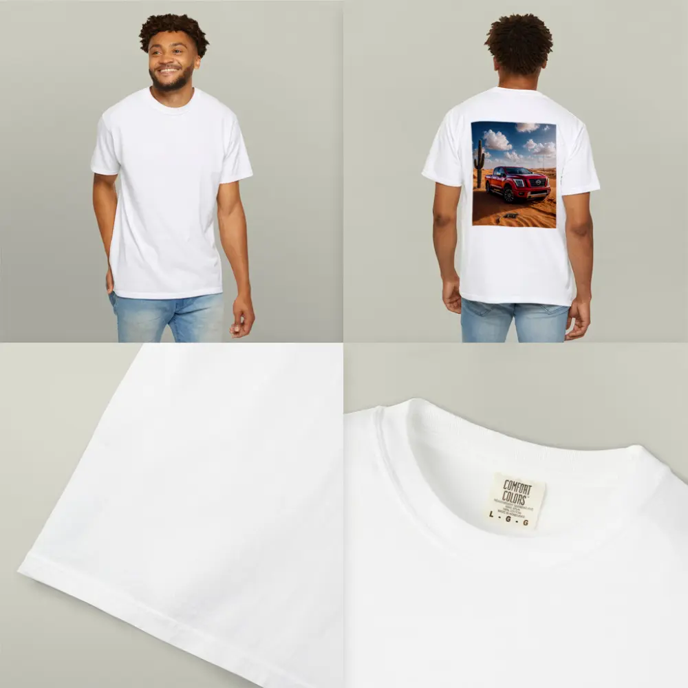 Nissan Titan Red Truck Desert Dunes – T-Shirts