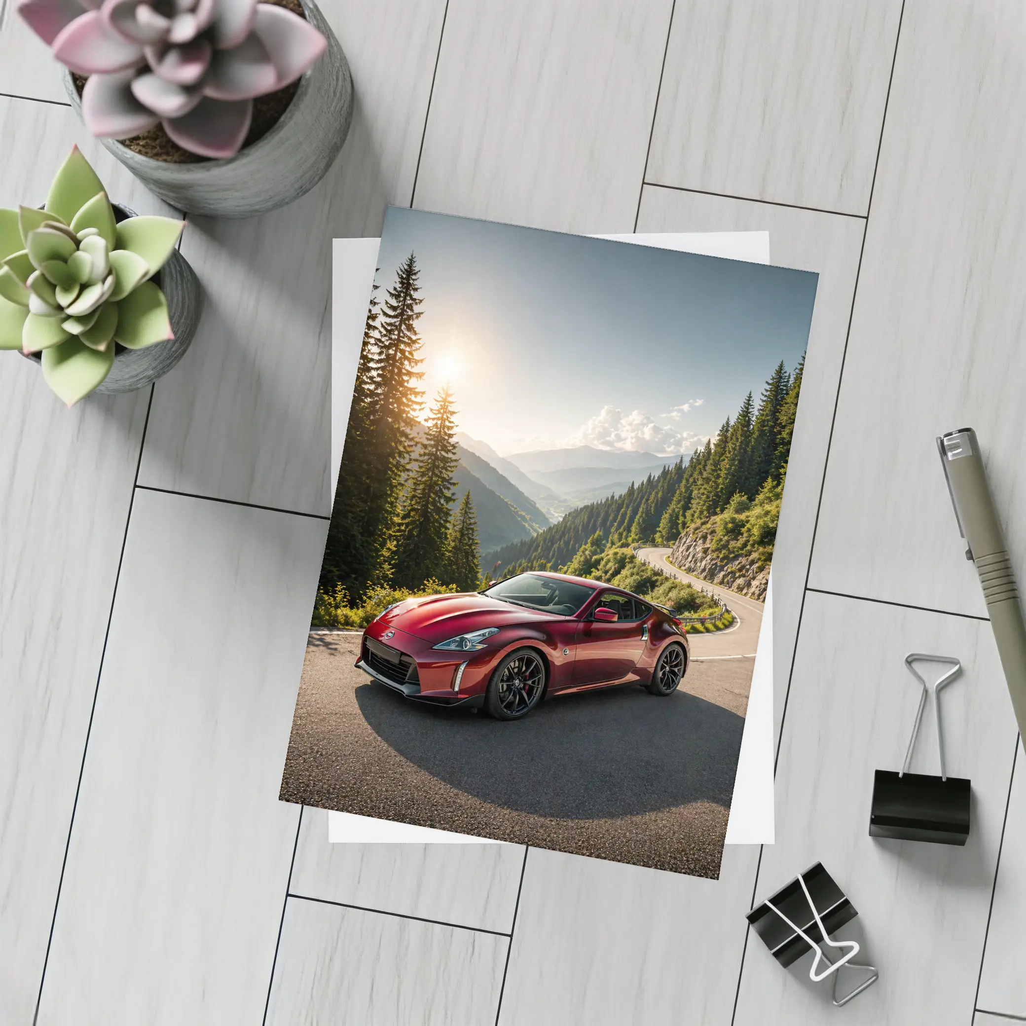 Nissan 370Z Red Mountain Road Drive – Postcards