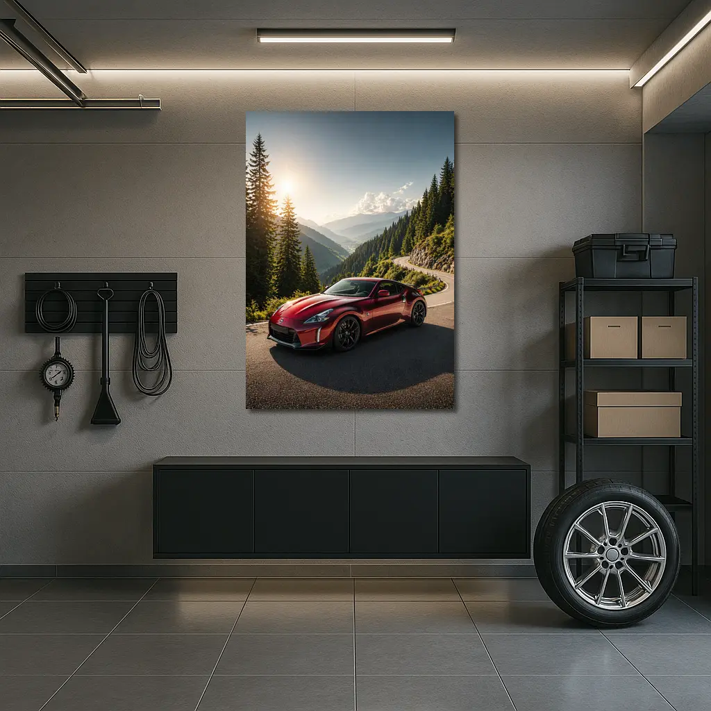 Nissan 370Z Red Mountain Road Drive – Wall Art
