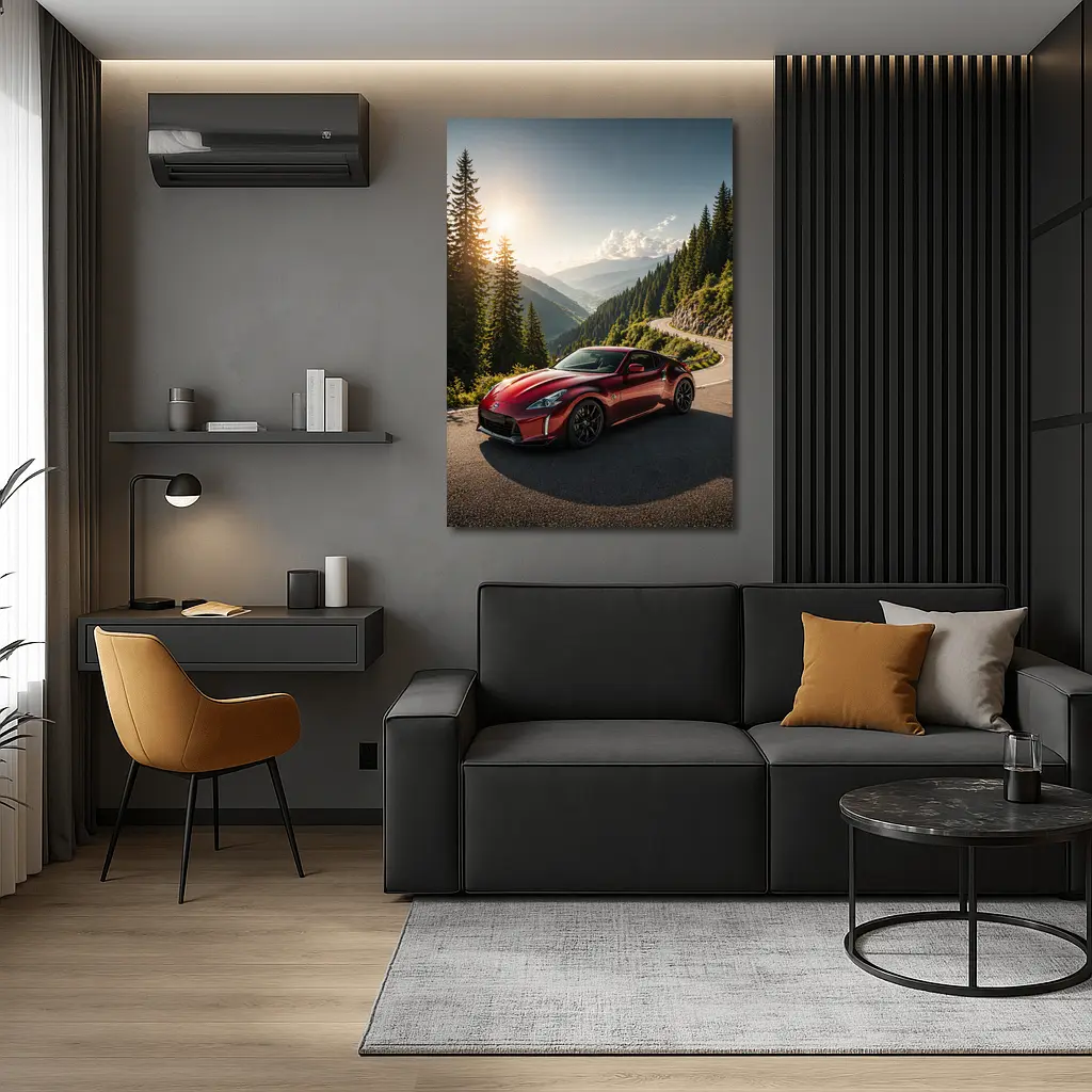 Nissan 370Z Red Mountain Road Drive – Wall Art