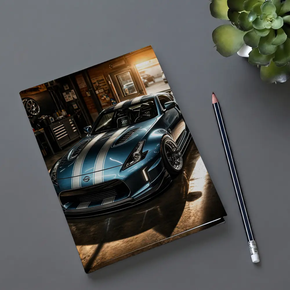 Nissan 370Z Wide Body Build Garage Scene – Notebooks