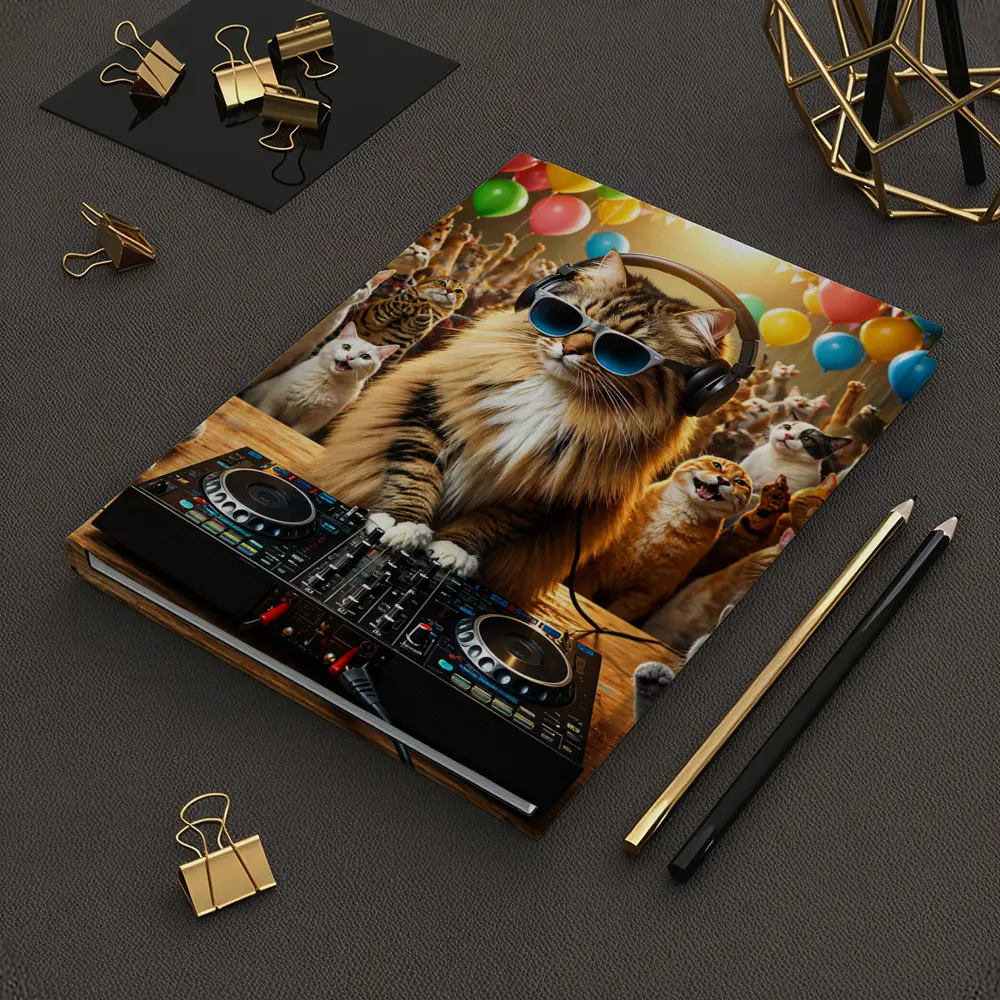 Norwegian Forest Cat DJ Party Balloons – Notebooks