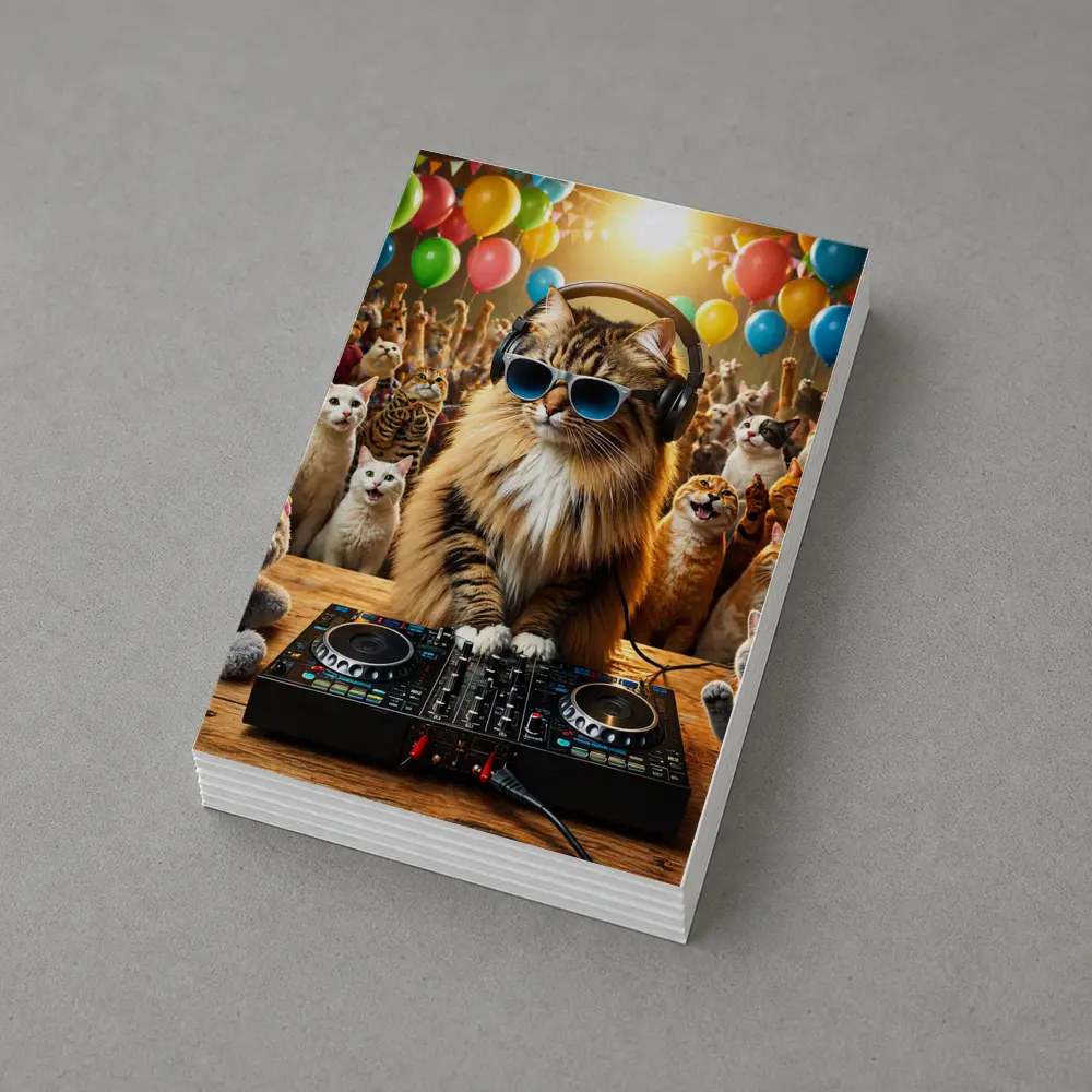 Norwegian Forest Cat DJ Party Balloons – Postcards