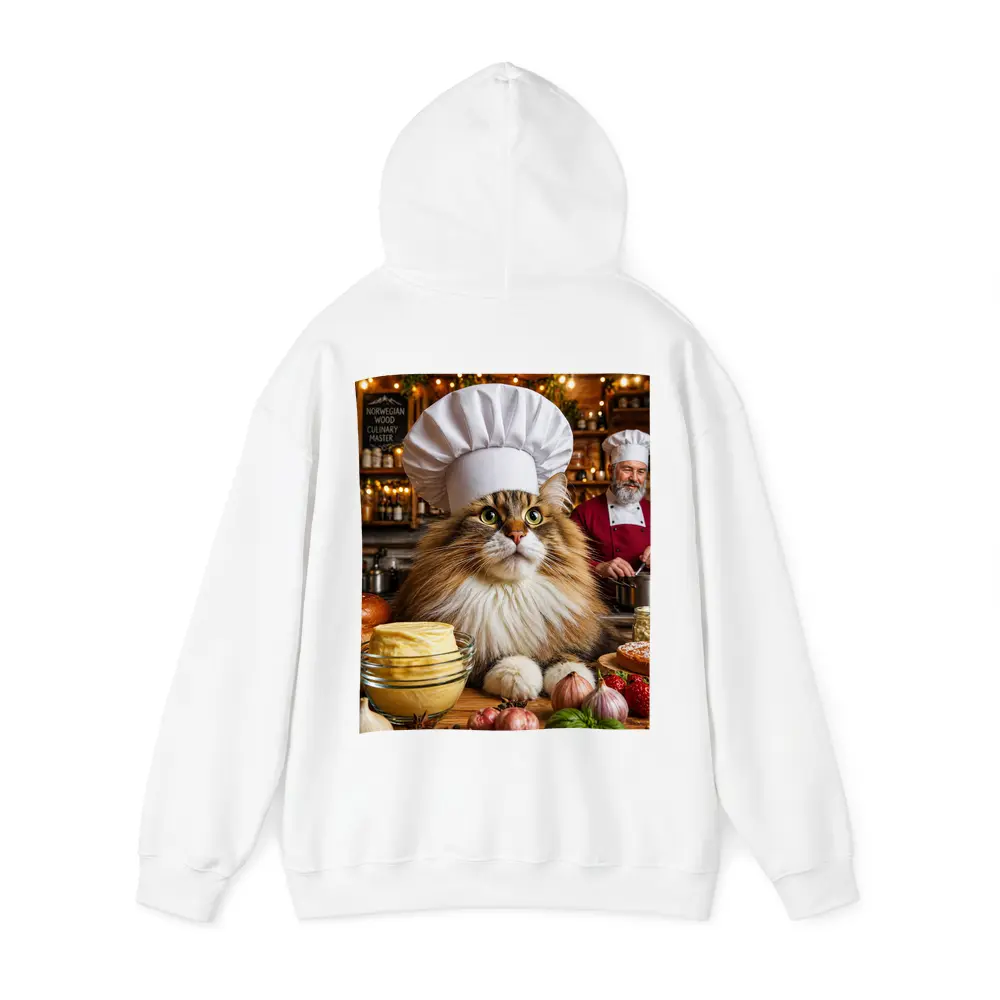 Norwegian Forest Cat Chef Cozy Kitchen – Hoodies