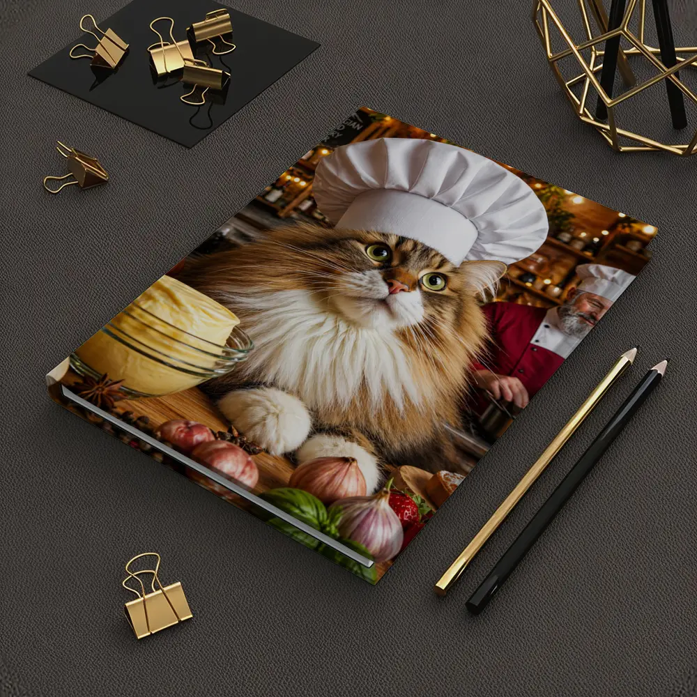 Norwegian Forest Cat Chef Cozy Kitchen – Notebooks