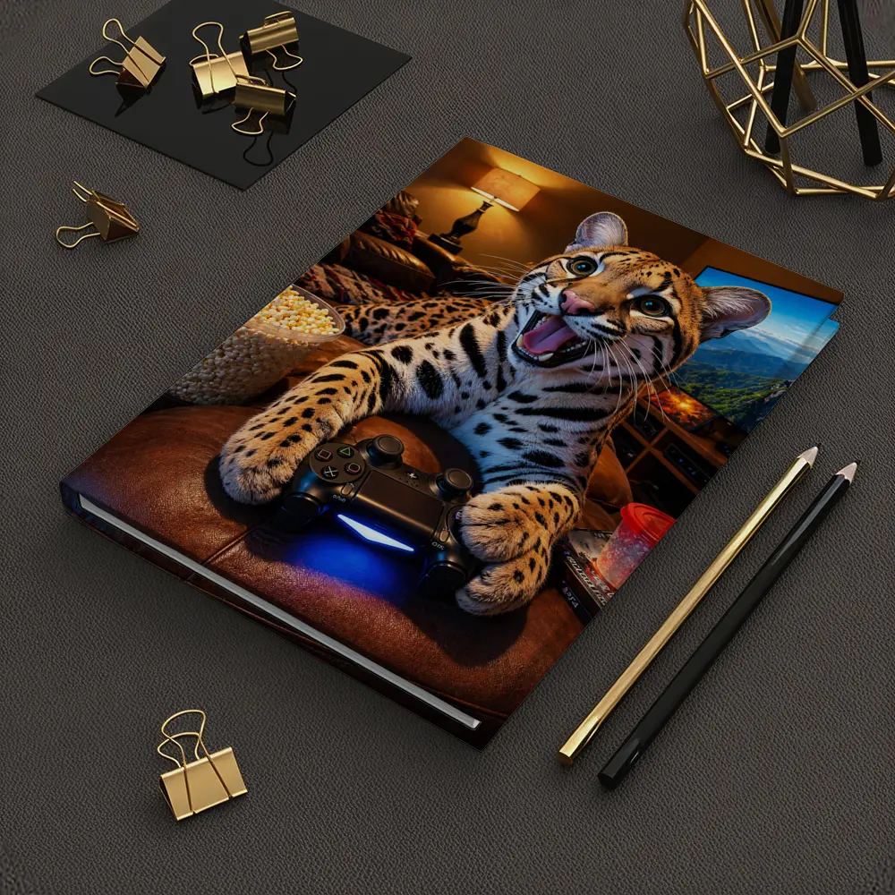Ocelot Gaming Controller Cozy Living Room – Notebooks