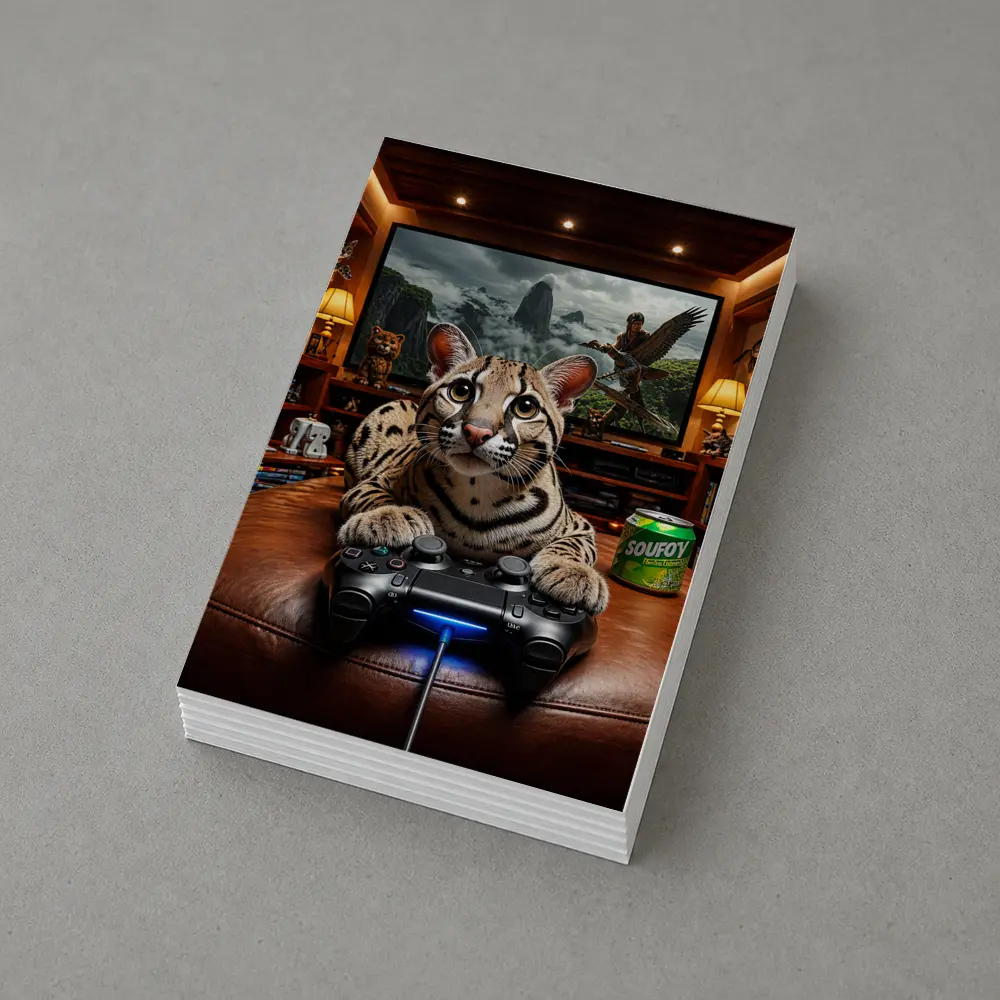 Ocelot Gaming Controller Home Theater Room – Postcards