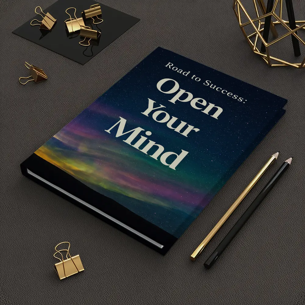 Open Your Mind Road to Success Quote – Notebooks