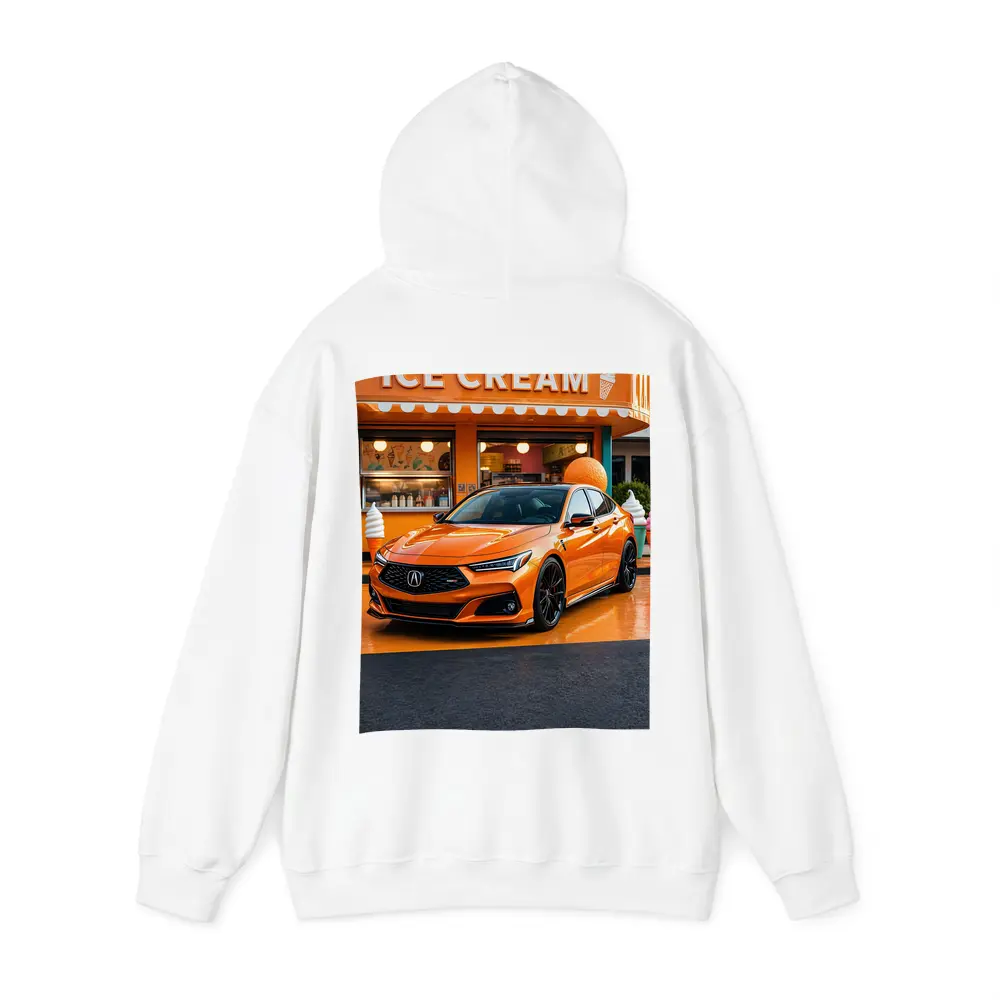 Acura TLX Orange Sports Sedan Ice Cream Shop – Hoodies
