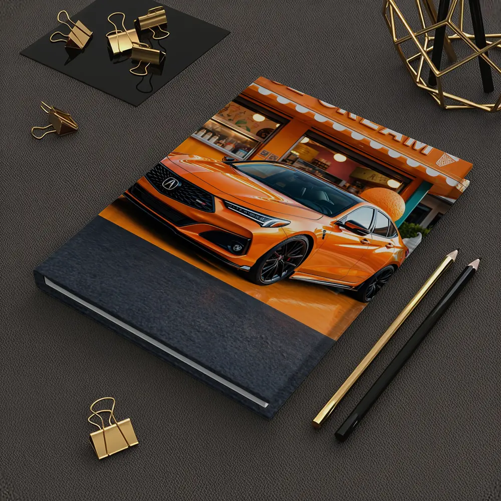 Acura TLX Orange Sports Sedan Ice Cream Shop – Notebooks