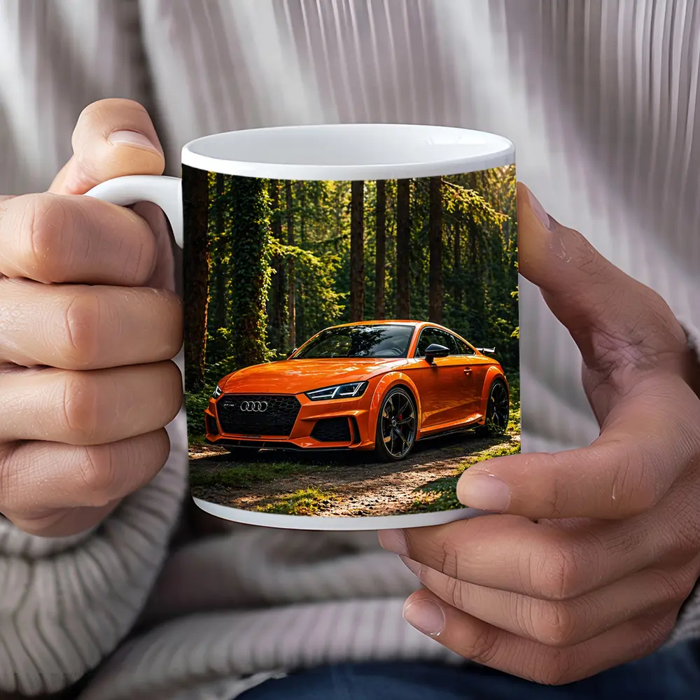 Audi TT RS Orange Forest Sunlight – Mugs