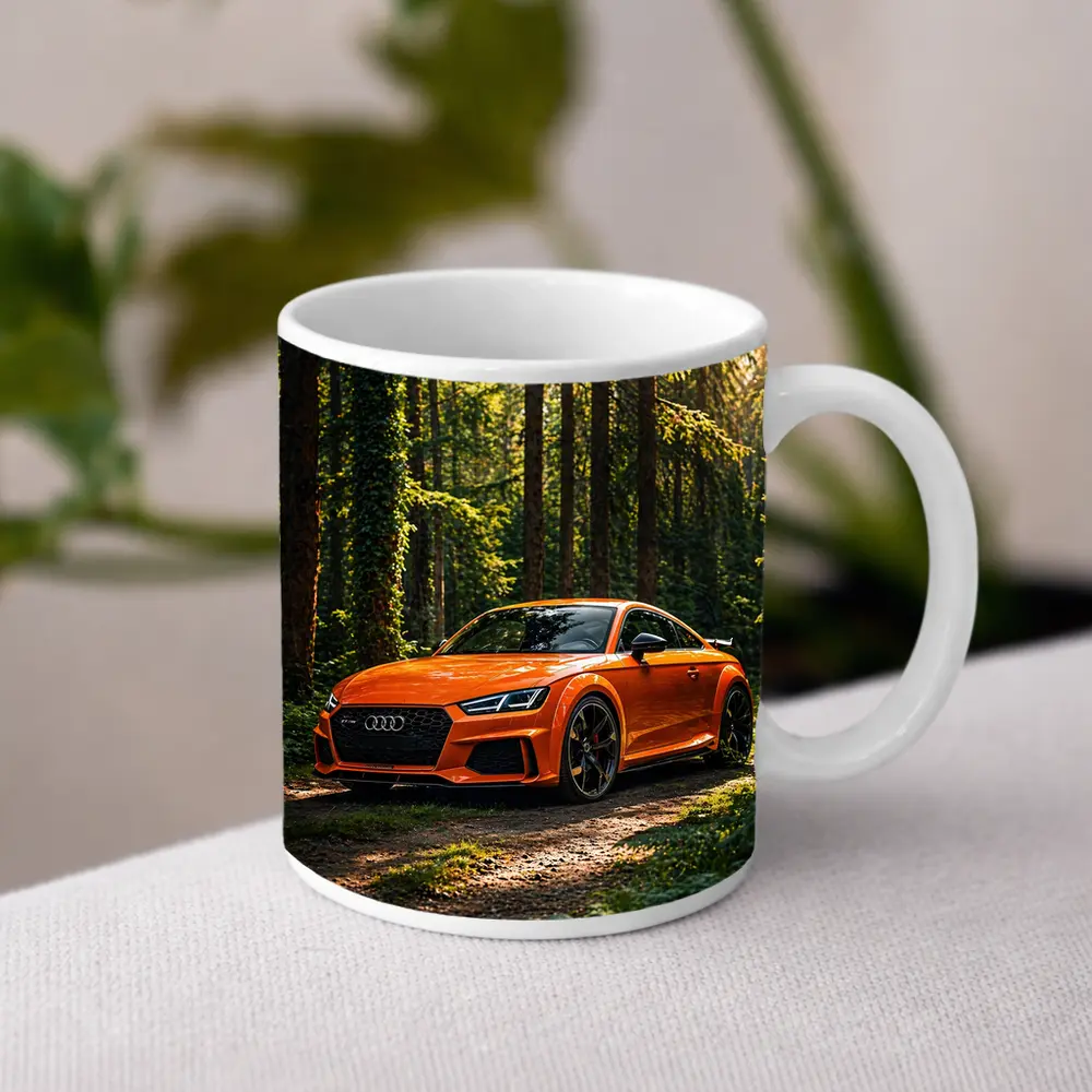 Audi TT RS Orange Forest Sunlight – Mugs