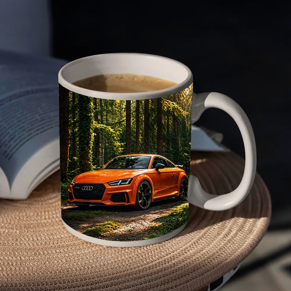 Audi TT RS Orange Forest Sunlight – Mugs