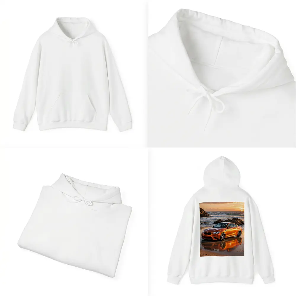 BMW M2 Orange Coupe Beach Sunset – Hoodies