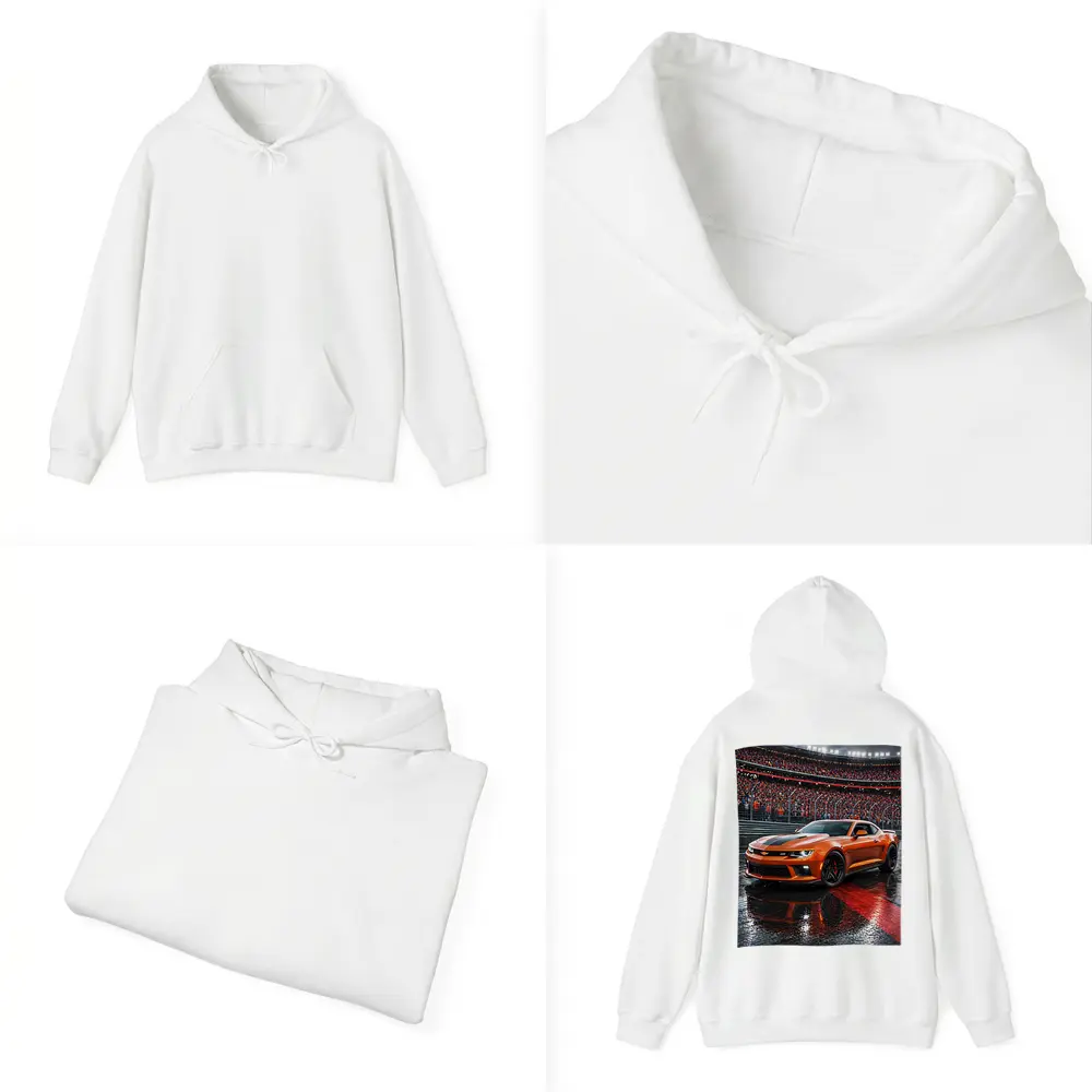 Chevrolet Camaro SS Orange Racing Track Night – Hoodies