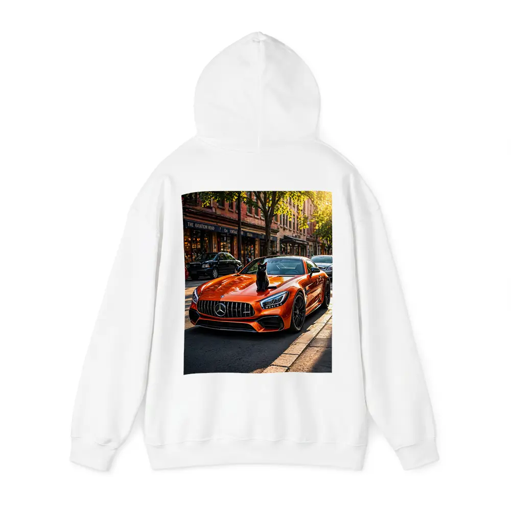Orange Mercedes AMG GT Black Cat Street – Hoodies