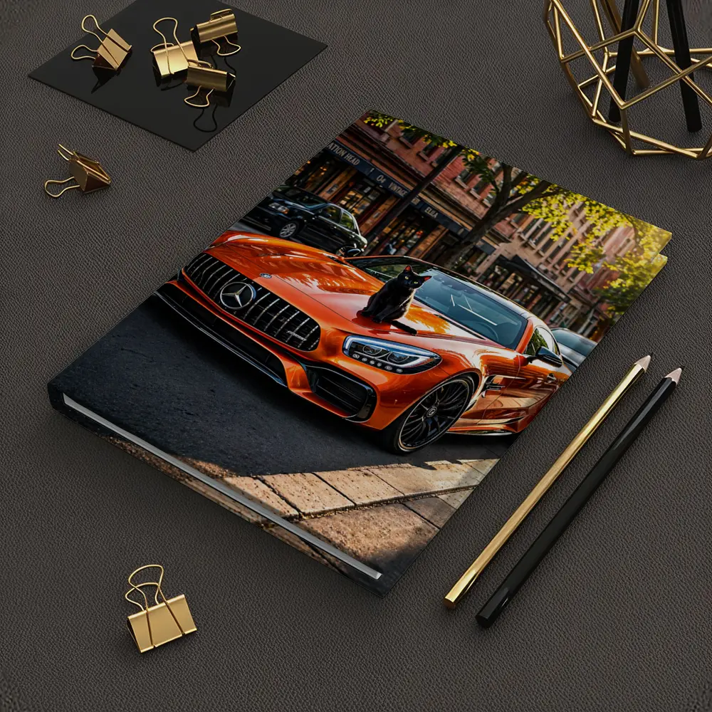 Orange Mercedes AMG GT Black Cat Street – Notebooks
