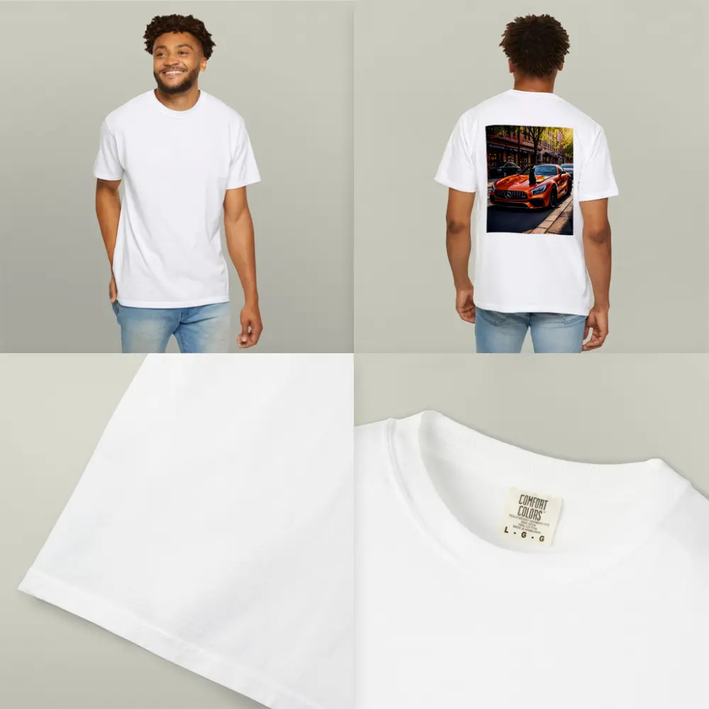 Orange Mercedes AMG GT Black Cat Street – T-Shirts