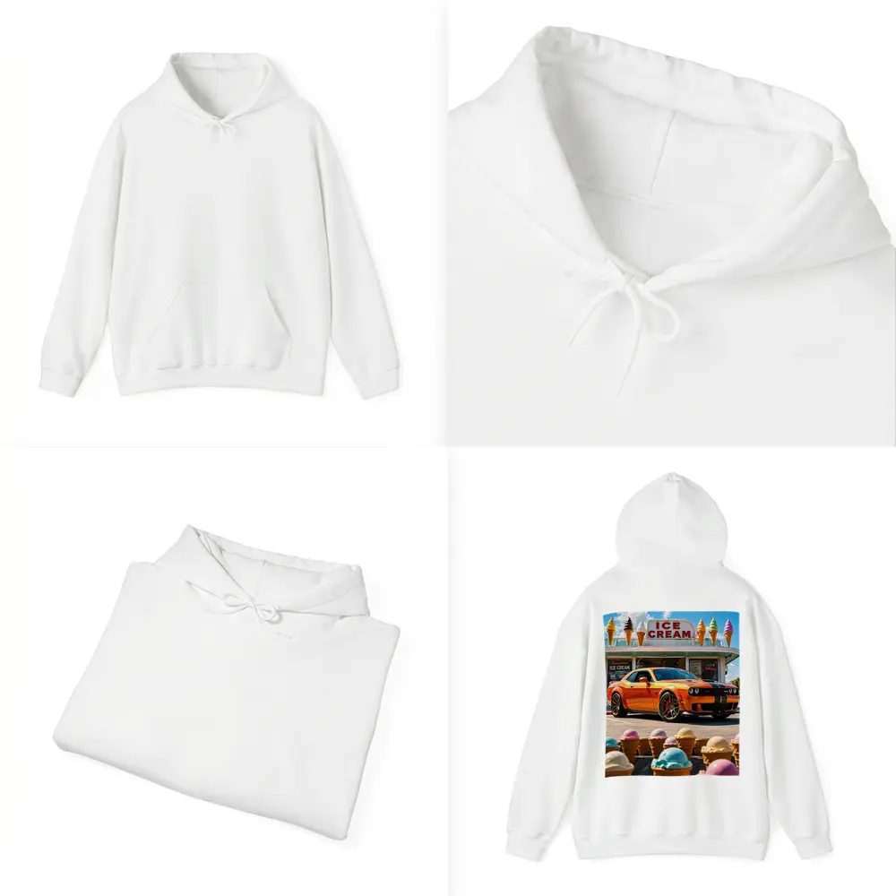Dodge Challenger SRT Hellcat Ice Cream Shop – Hoodies