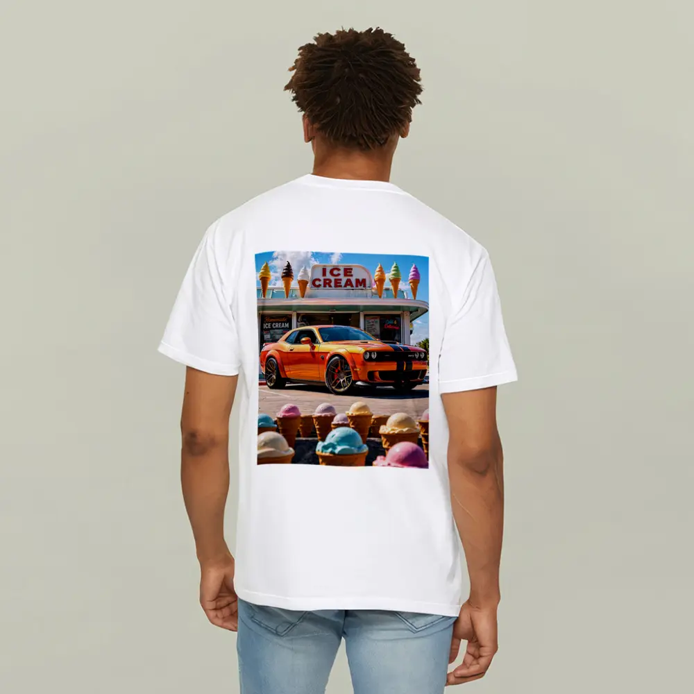 Dodge Challenger SRT Hellcat Ice Cream Shop – T-Shirts