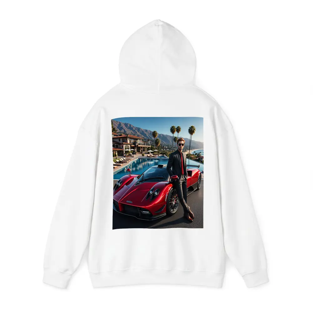 Pagani Zonda Red Supercar Luxury Villa – Hoodies