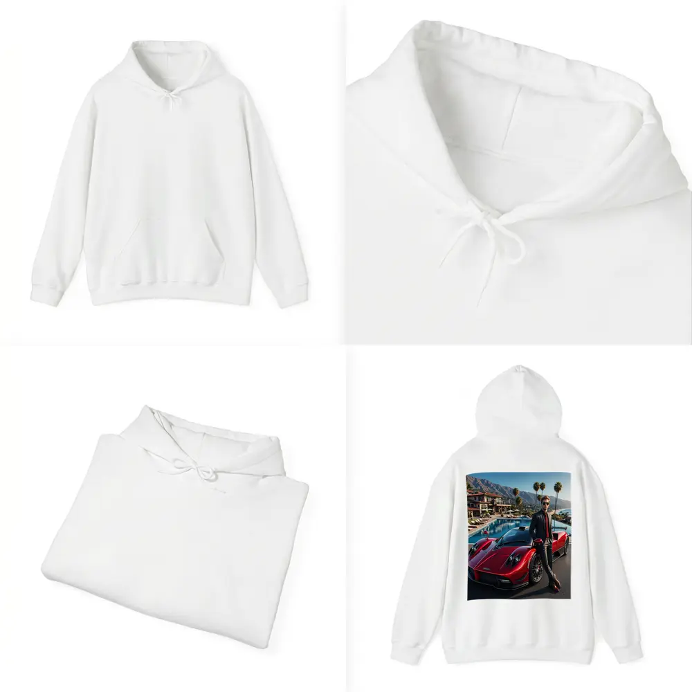Pagani Zonda Red Supercar Luxury Villa – Hoodies