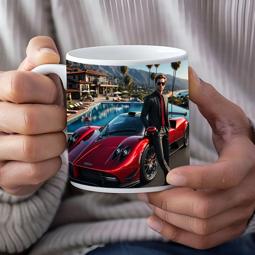 Pagani Zonda Red Supercar Luxury Villa – Mugs