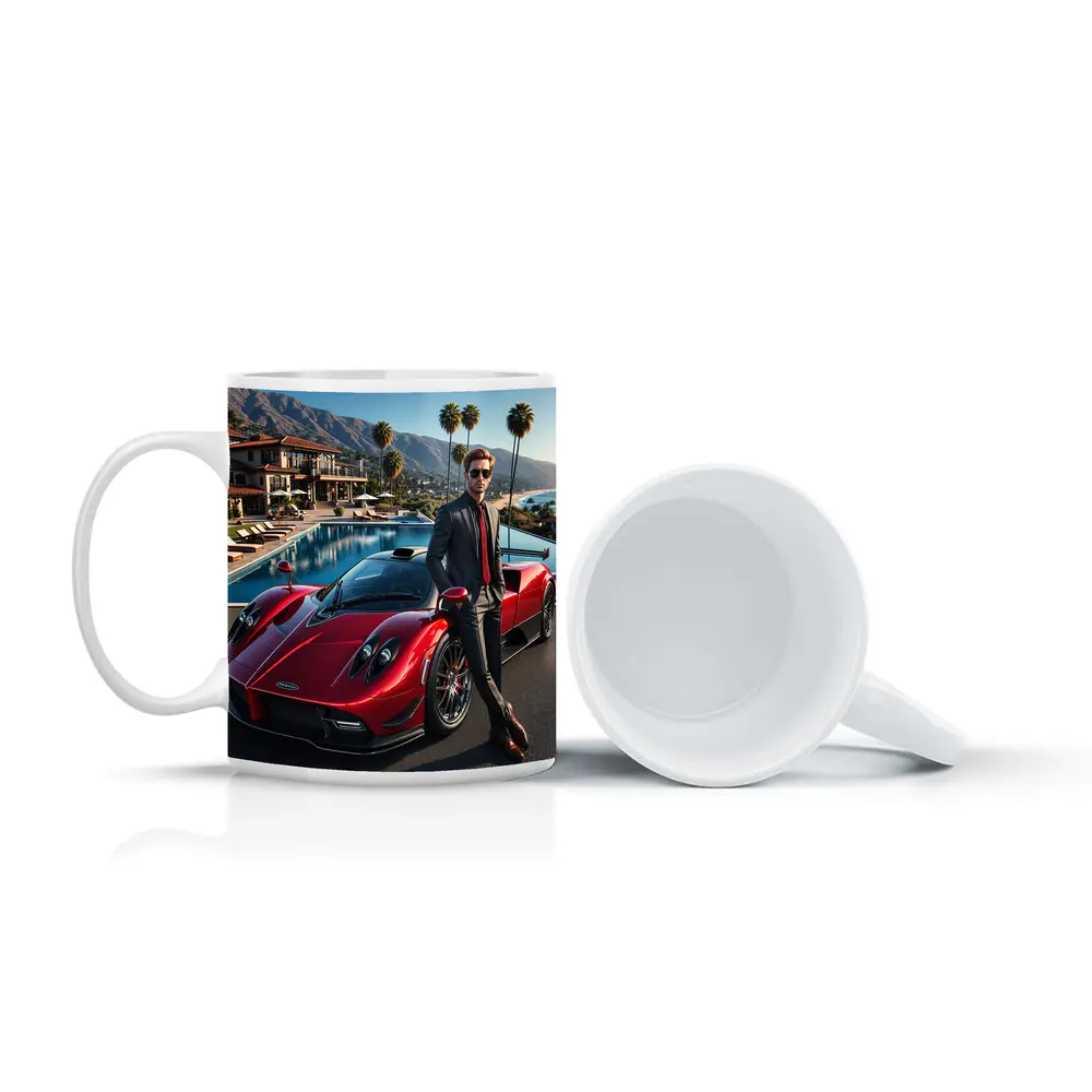 Pagani Zonda Red Supercar Luxury Villa – Mugs