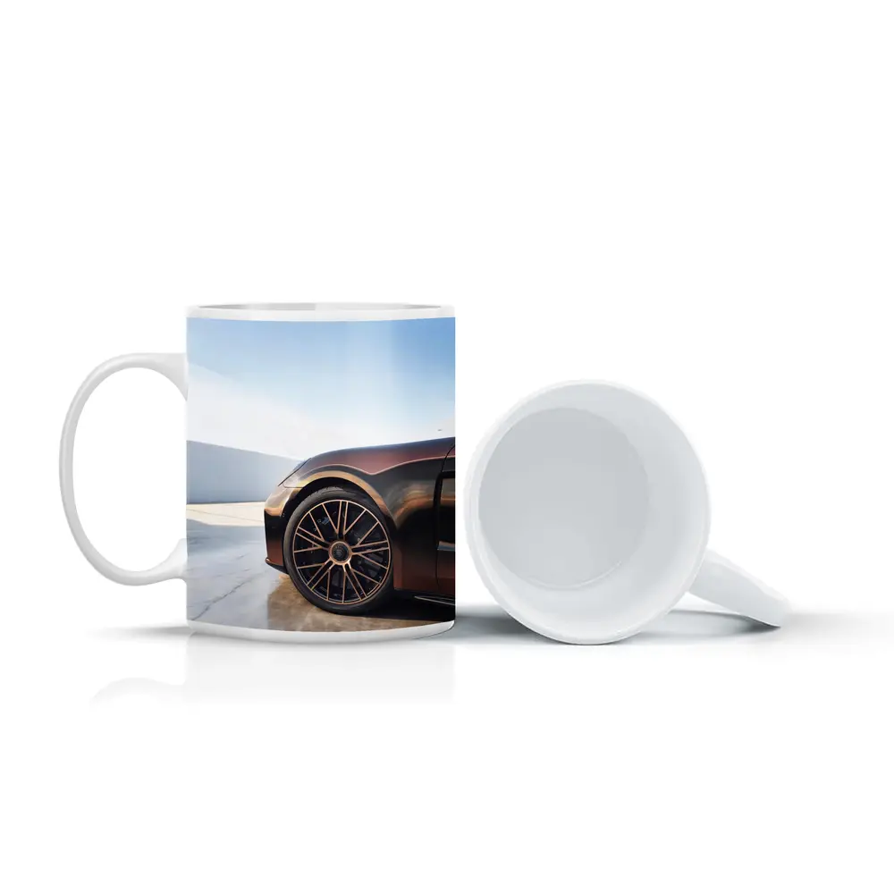Porsche Panamera Brown Wheel Detail Parking – Mugs