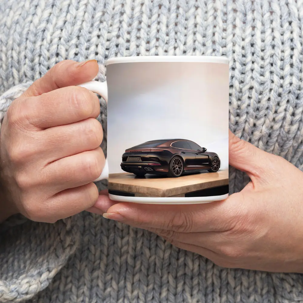 Porsche Panamera Dark Brown Studio Display – Mugs