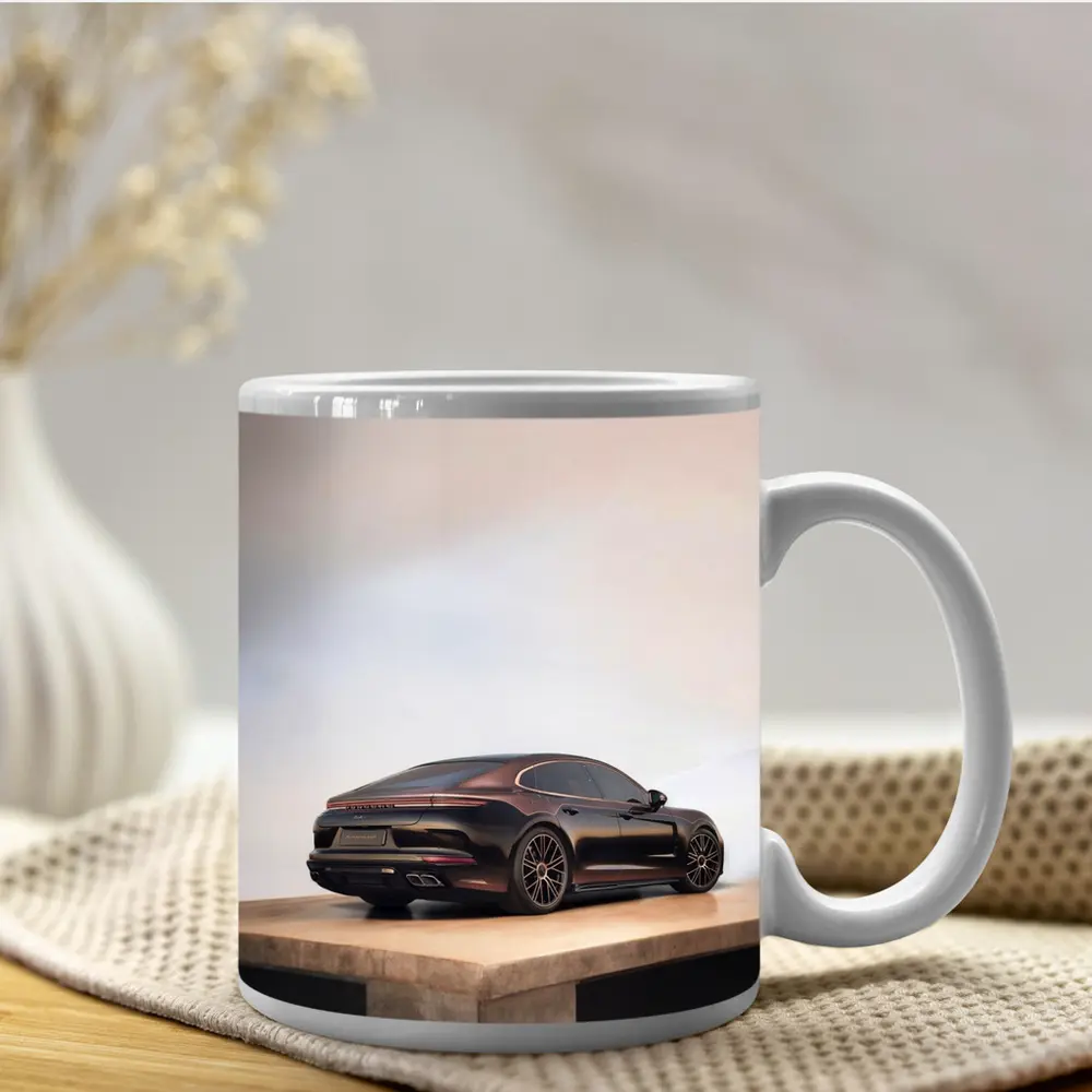 Porsche Panamera Dark Brown Studio Display – Mugs