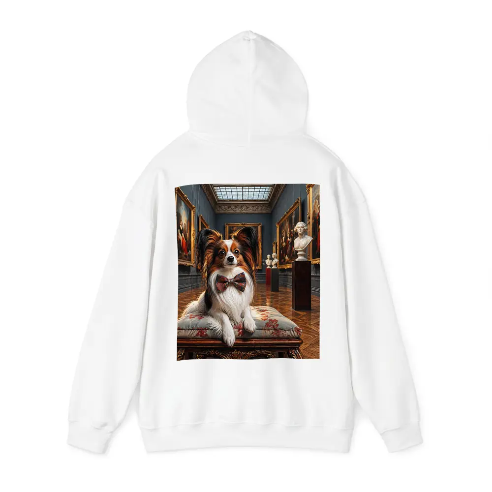 Papillon Dog Wearing Bow Tie Art Gallery – Hoodies
